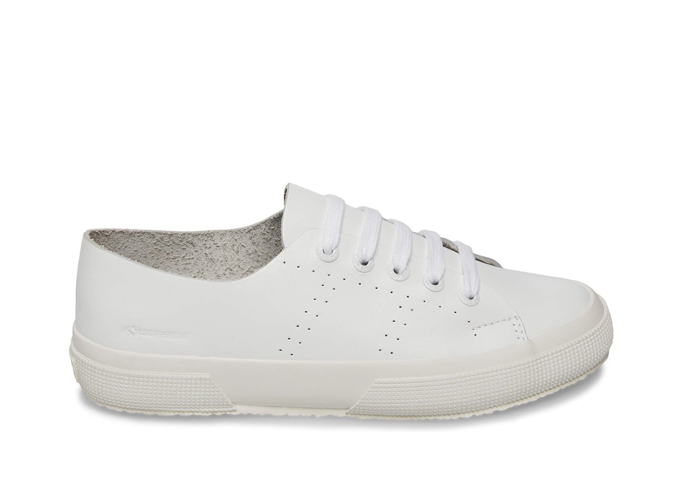 Superga Sneakers Mens - 2750 Rawcutleatheru Leather - White - PONFU3641